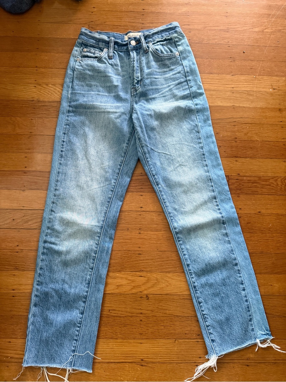 Madewell The Perfect Summer Jean Straight Leg High-Rise Jeans